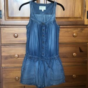 Denim Romper
